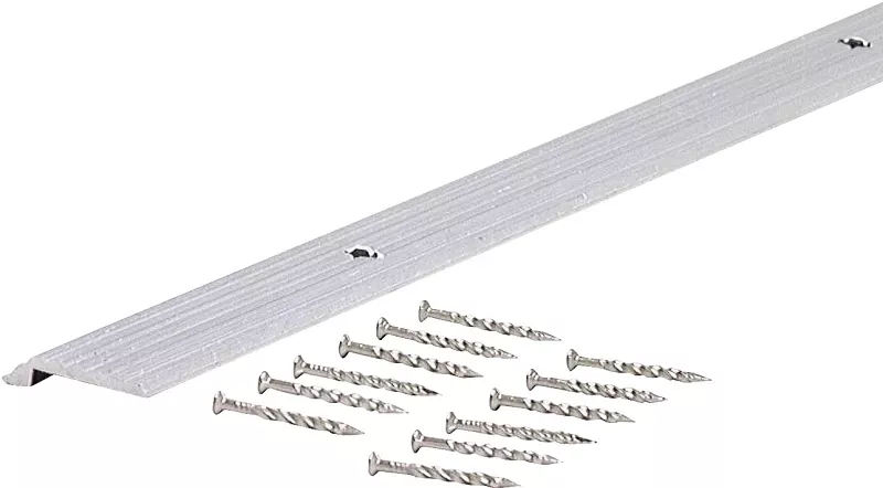 Building Products 3/4 In. X 3 Ft. Satin Silver Aluminum Fluted Tile Edging