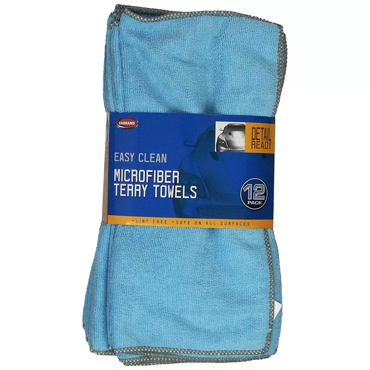Carrand 12pk Microfiber Towels 14""x14