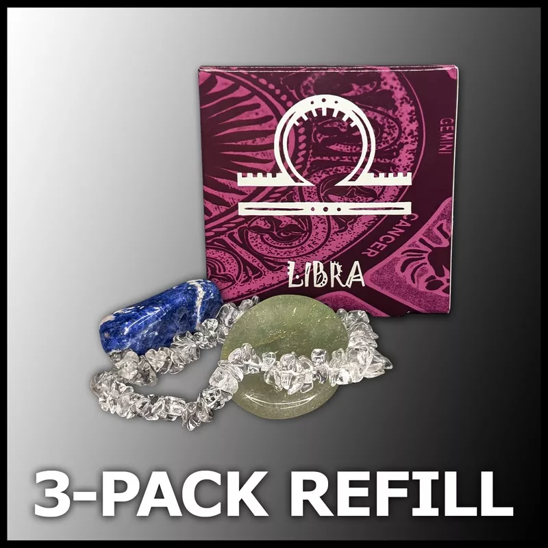 Zodiac Stones Box Set – Libra (3-pack refill)