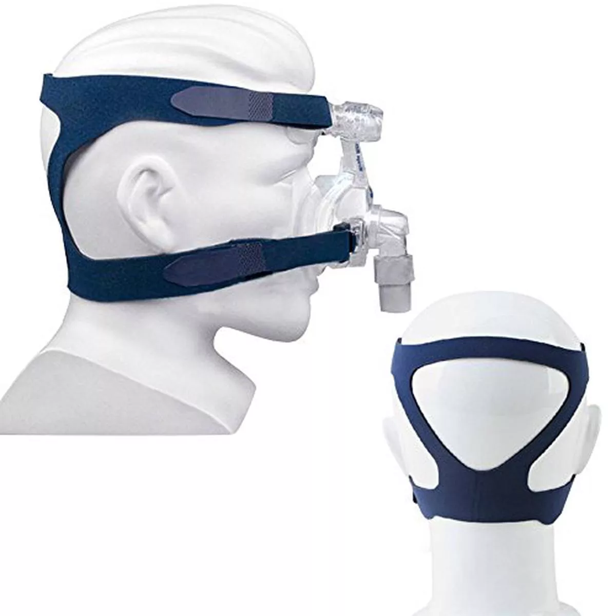 Zorvo Universal Headgear Comfort Gel Full Mask Replacement Part CPAP Head band for Respironics Resmed Resmart without mask – Default Title